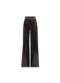 Sequin and Satin Flared Pants