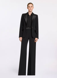 Cady and Satin Flared Pants