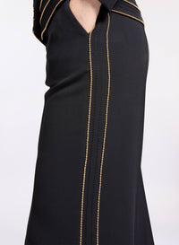 Trim Embellished Cady Pants