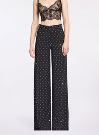 Printed Cady Pants