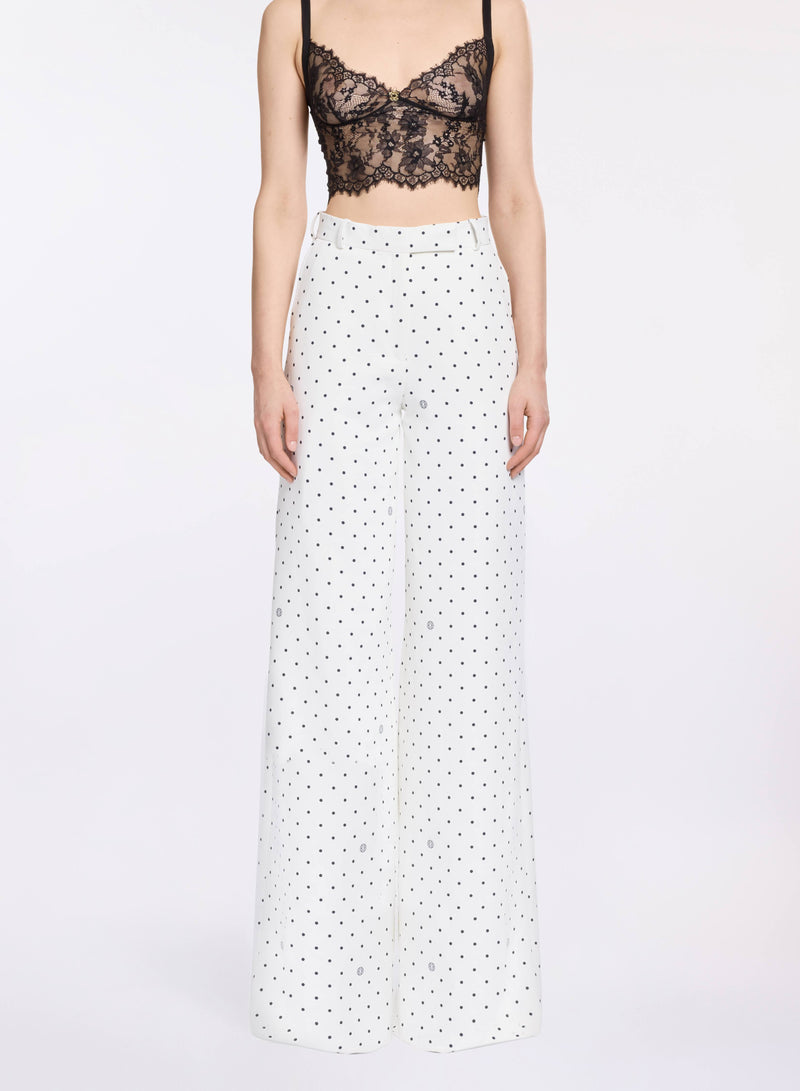Printed Cady Pants