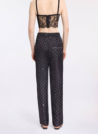 Printed Twill Pants