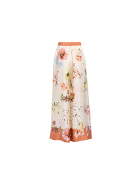 Printed Twill Pants