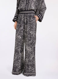 Printed Twill Pants