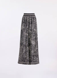 Printed Twill Pants