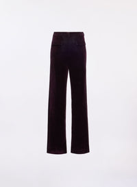Flocked Denim Pants