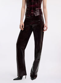 Vinyl Leather Pants