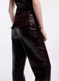 Vinyl Leather Pants