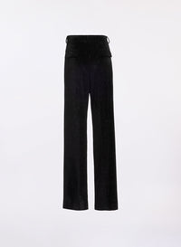 Embellished Velvet Pants