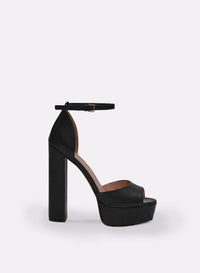Satin Peep Toe