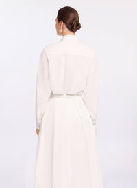 Monogram Embroidered Cotton Shirt