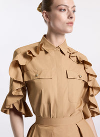 Embellished Poplin Shirt