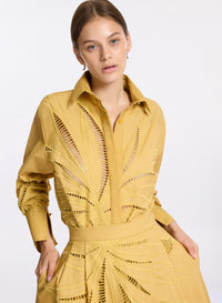 Embroidered Cotton Shirt