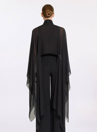 Silk Cape Shirt