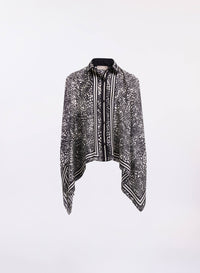 Oversized Printed Twill Shirt