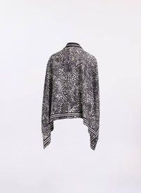 Oversized Printed Twill Shirt