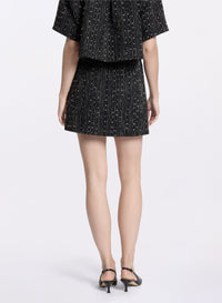 Tweed Short Skirt