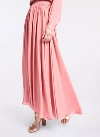 Silk Long Skirt