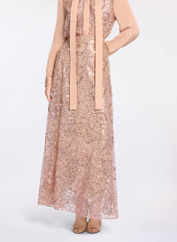 Sequin Embroidered Tulle Skirt