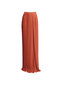 Pleated Chiffon Long Skirt