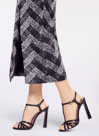 Chevron Midi Skirt