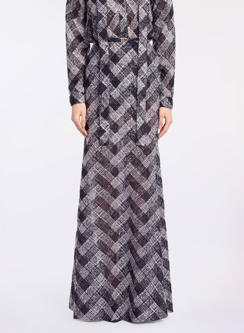 Chevron Long Skirt