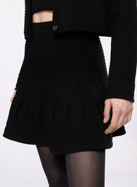 Knit Short Skirt