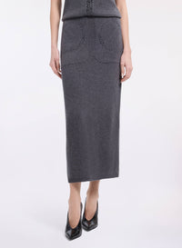 Knit Midi Skirt
