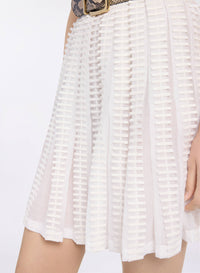 Embroidered Cotton Skirt