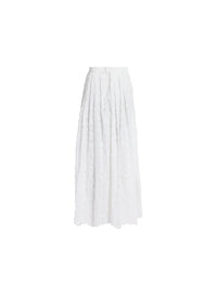 Embroidered Cotton Skirt