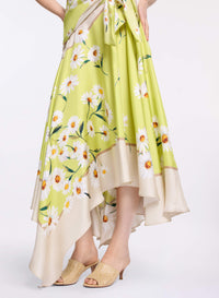 Printed Twill Skirt