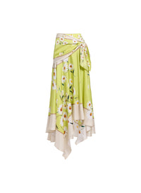 Printed Twill Skirt