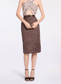 Polka Dot Printed Skirt