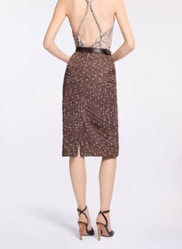 Polka Dot Printed Skirt