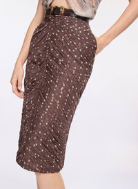 Polka Dot Printed Skirt