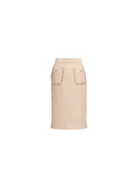 Tweed Midi Skirt