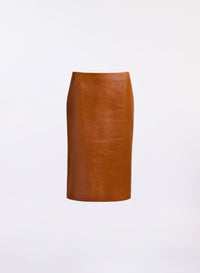 Leather Midi Skirt