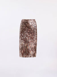 Sequin Embroidered Skirt