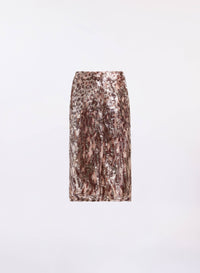 Sequin Embroidered Skirt