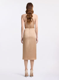 Envers Satin Draped Skirt