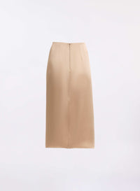 Envers Satin Draped Skirt