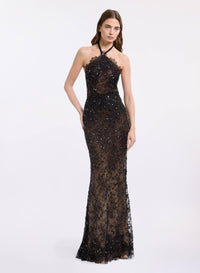 Lace Embroidered Long Skirt