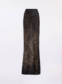 Lace Embroidered Long Skirt