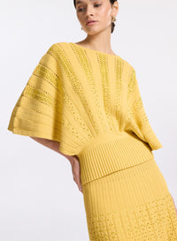 Crystal Embellished Knit Top