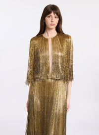 Fringe Embroidered Blouse