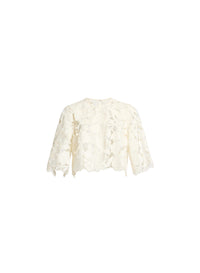 Tulle Embroidered Blouse