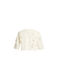 Tulle Embroidered Blouse