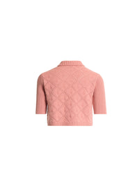 Embellished Knit Polo