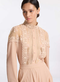 Silk and Lace Blouse
