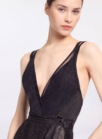 Metallic Knit Bodysuit